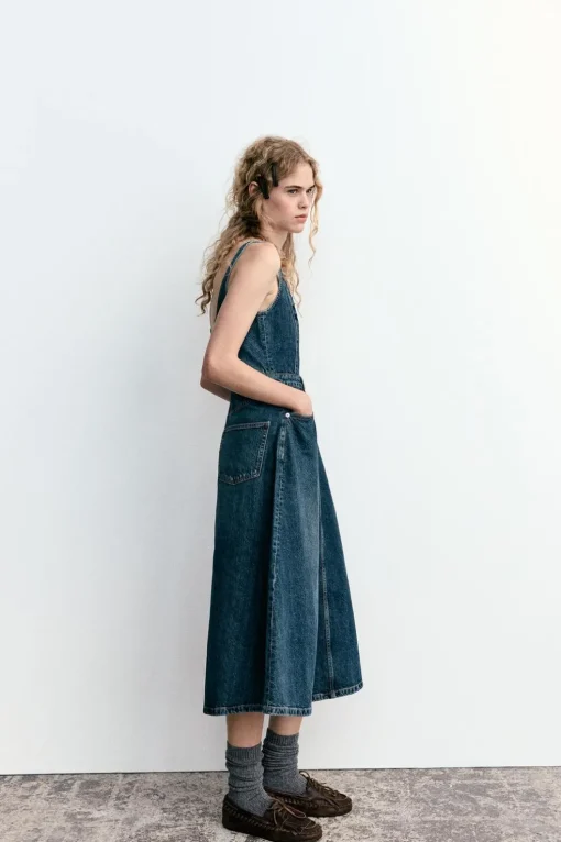 VESTIDO DENIM TRF