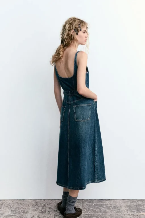 VESTIDO DENIM TRF