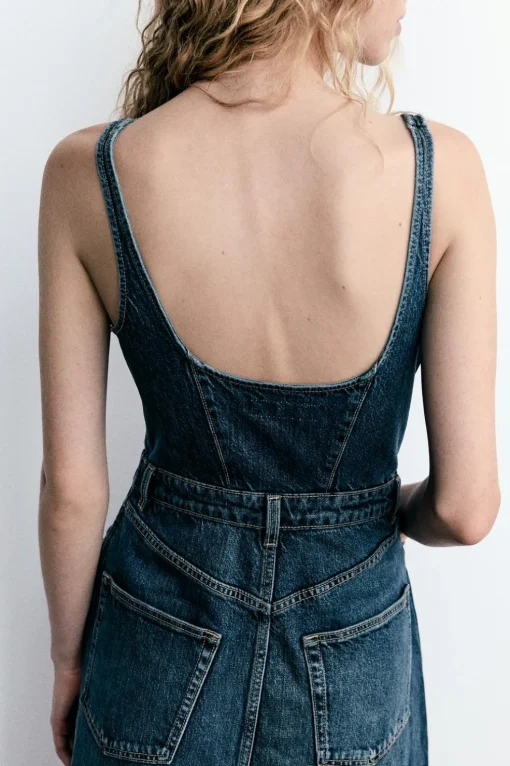 VESTIDO DENIM TRF