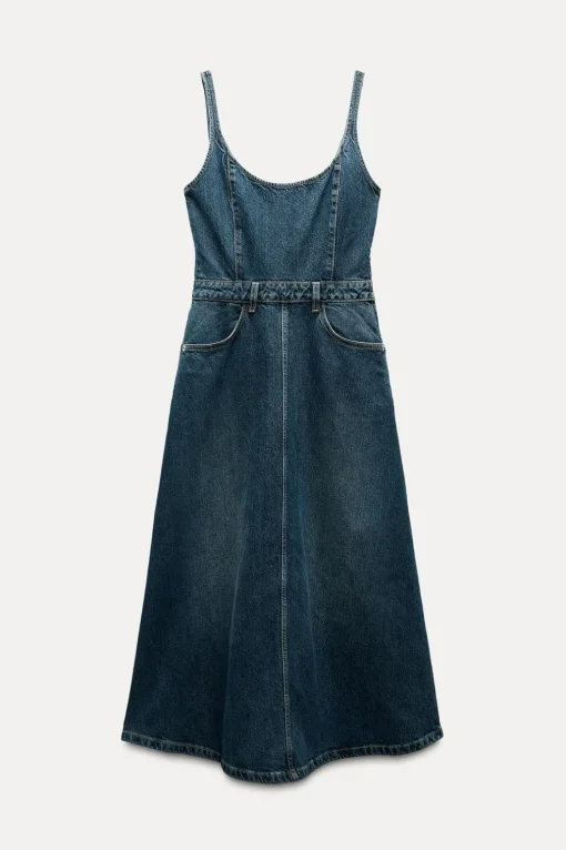 VESTIDO DENIM TRF