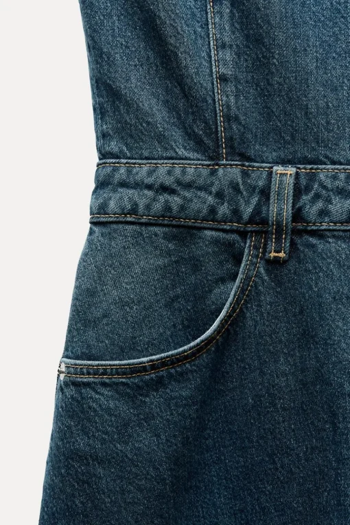 VESTIDO DENIM TRF