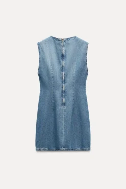 VESTIDO DENIM TRF ESPEJOS