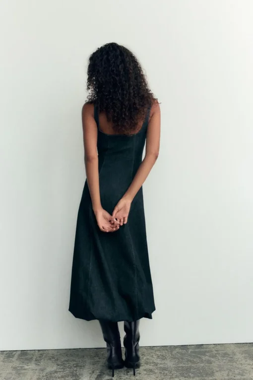 VESTIDO DENIM TRF GLOBO
