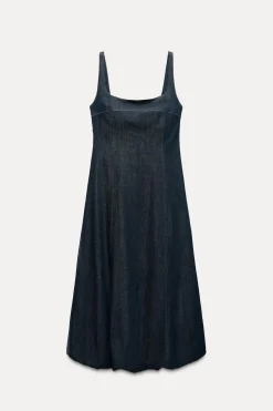VESTIDO DENIM TRF GLOBO