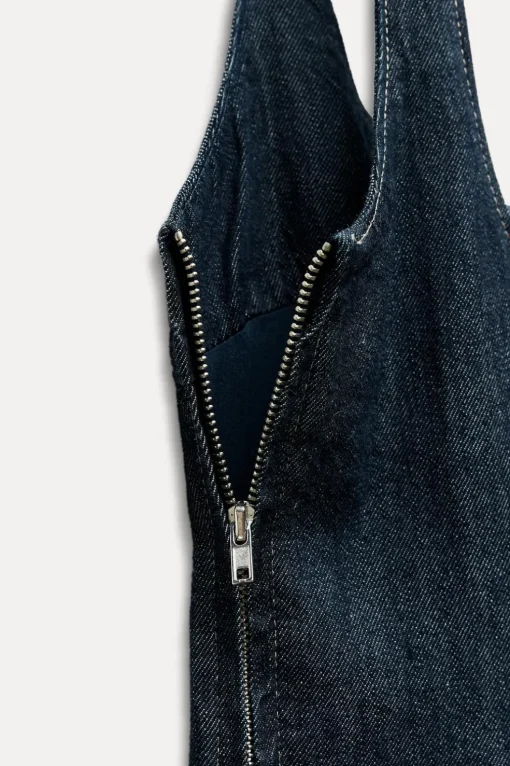 VESTIDO DENIM TRF GLOBO