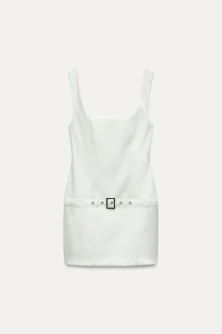VESTIDO ELÁSTICO CINTURÓN