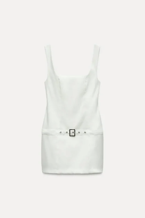 VESTIDO ELÁSTICO CINTURÓN