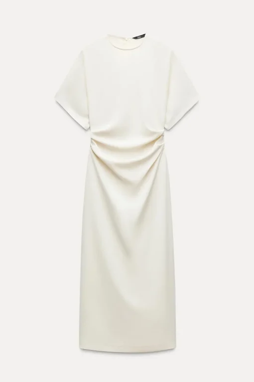 VESTIDO ENTALLADO DRAPEADO