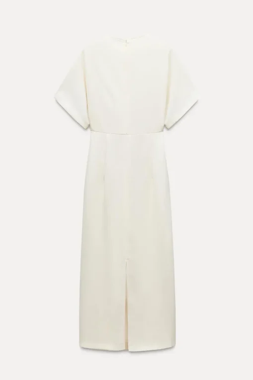 VESTIDO ENTALLADO DRAPEADO