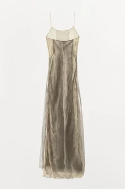 VESTIDO ESTAMPADO COMBINADO CINTAS