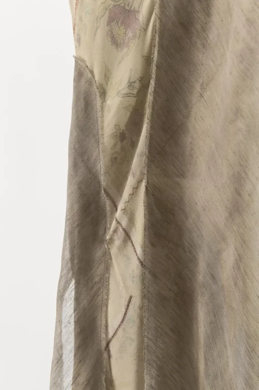 VESTIDO ESTAMPADO COMBINADO CINTAS