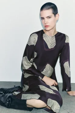 VESTIDO ESTAMPADO ZW COLLECTION