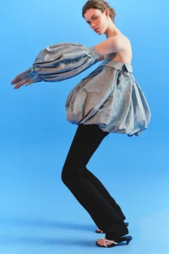 VESTIDO GLOBO MANGUITOS ZARA ICONS LIMITED EDITION