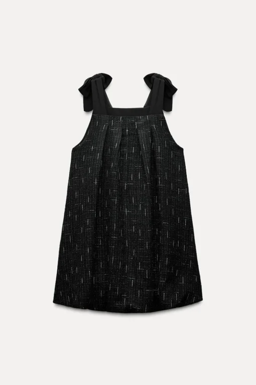 VESTIDO GLOBO TIRANTE LAZO