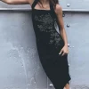 VESTIDO HALTER BRILLOS PUNTO STRETCH