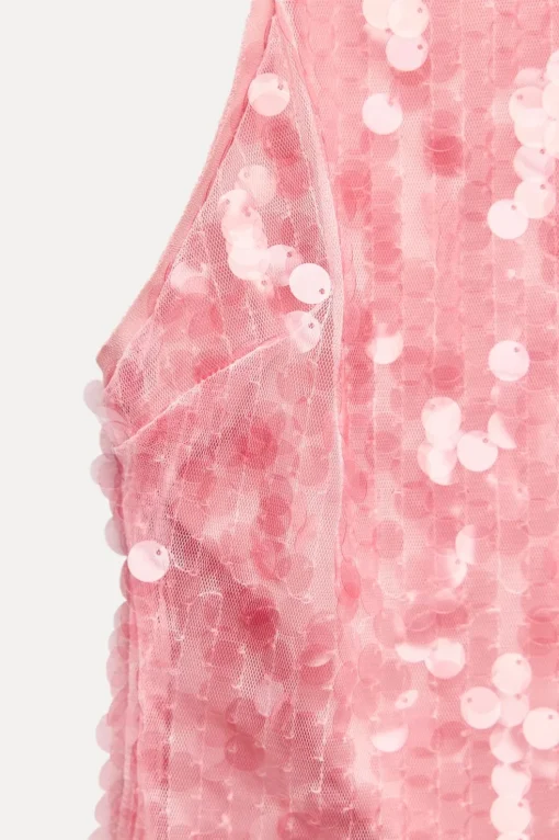 VESTIDO HALTER LENTEJUELAS