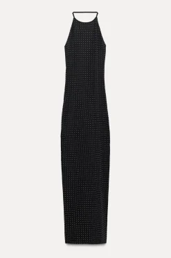 VESTIDO HALTER POLIAMIDA BRILLOS