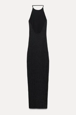VESTIDO HALTER POLIAMIDA BRILLOS