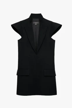 VESTIDO HOMBRERAS LANA X STEFANO PILATI