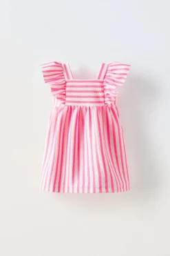 VESTIDO JACQUARD RAYAS