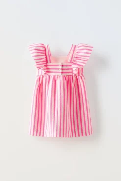 VESTIDO JACQUARD RAYAS