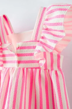 VESTIDO JACQUARD RAYAS