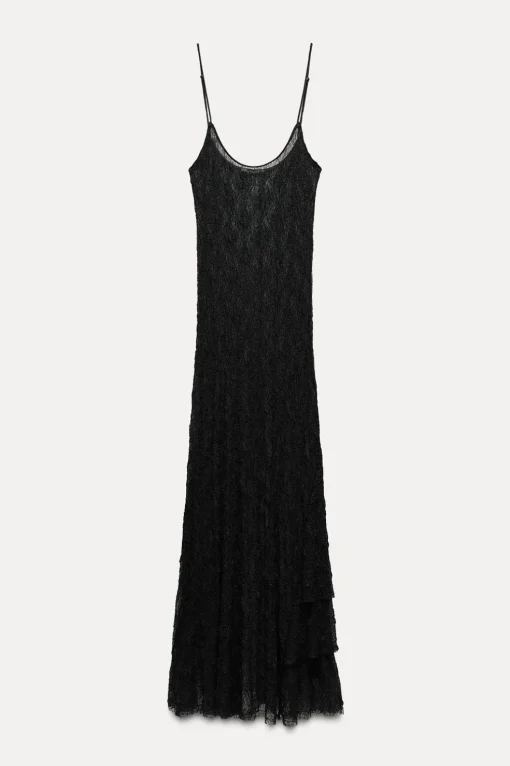 VESTIDO LARGO ENCAJE