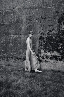VESTIDO LARGO ESTAMPADO FLORES