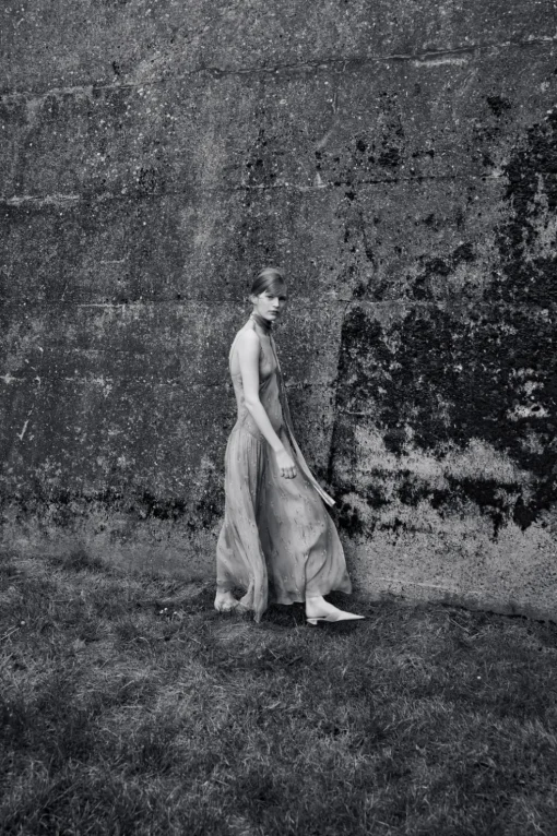 VESTIDO LARGO ESTAMPADO FLORES