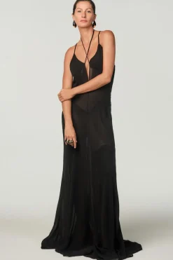VESTIDO LARGO LENCERO X STEFANO PILATI