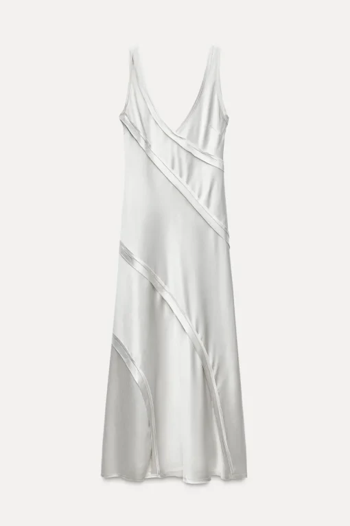 VESTIDO LARGO SATINADO