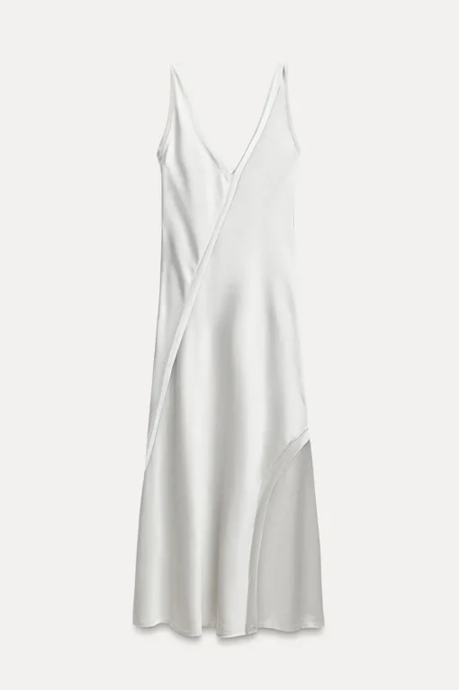 VESTIDO LARGO SATINADO