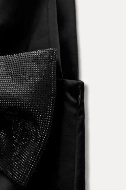 VESTIDO LAZO STRASS