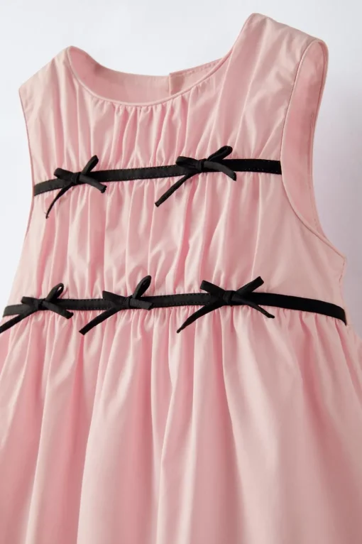 VESTIDO LAZOS CONTRASTE