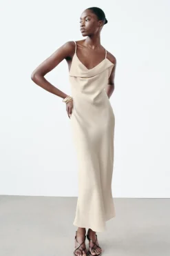 VESTIDO LENCERO SATINADO