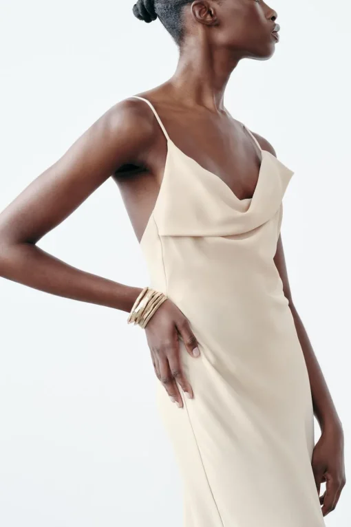 VESTIDO LENCERO SATINADO