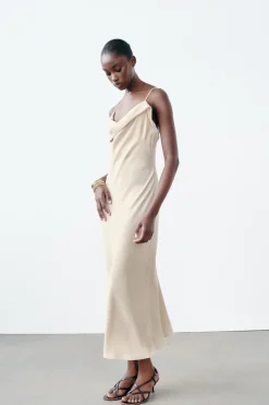 VESTIDO LENCERO SATINADO