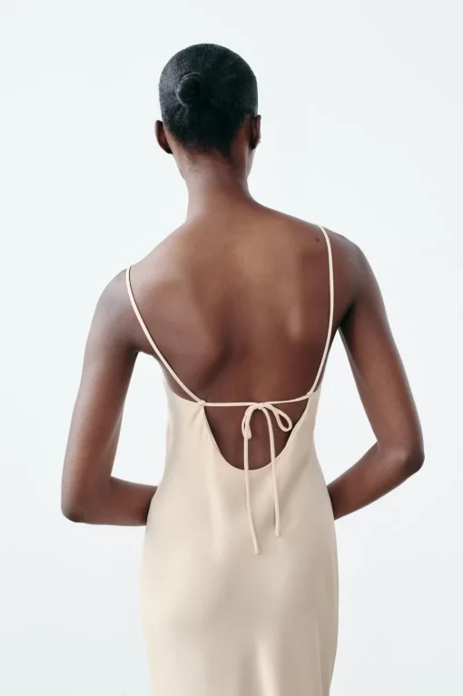 VESTIDO LENCERO SATINADO
