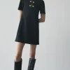 VESTIDO MANGA CORTA BOTONES