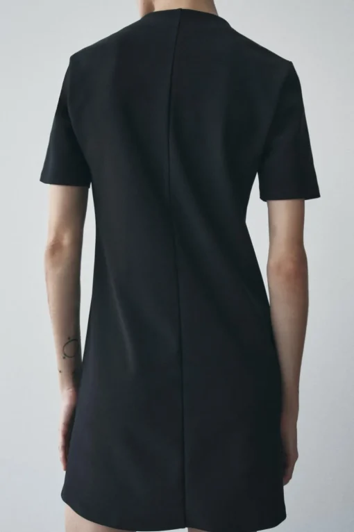 VESTIDO MANGA CORTA BOTONES