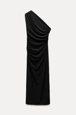 VESTIDO MIDI ASIMÉTRICO