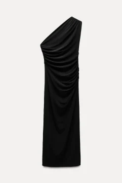 VESTIDO MIDI ASIMÉTRICO
