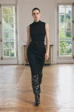 VESTIDO MIDI CINTURÓN