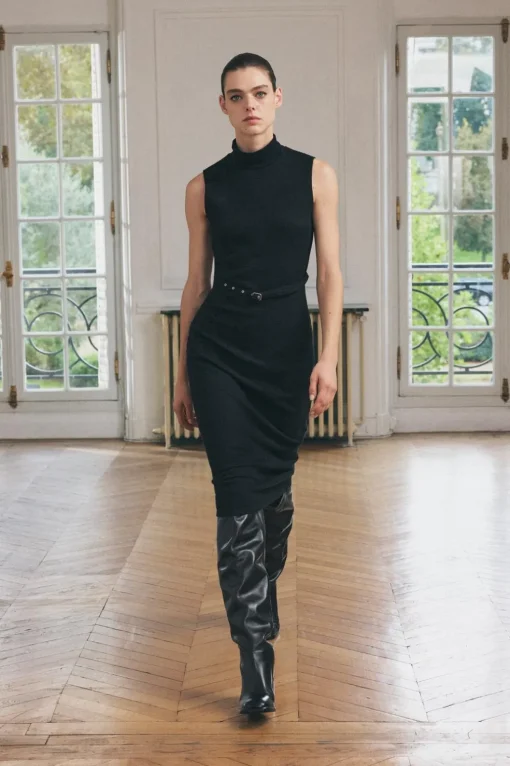 VESTIDO MIDI CINTURÓN