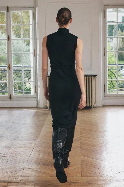 VESTIDO MIDI CINTURÓN