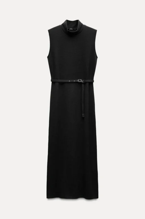 VESTIDO MIDI CINTURÓN