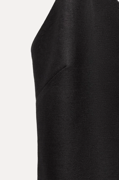 VESTIDO MIDI CON LINO ZW COLLECTION