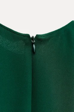 VESTIDO MIDI CREPE HEBILLA
