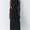 VESTIDO MIDI CUT OUT ZW COLLECTION