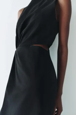 VESTIDO MIDI CUT OUT ZW COLLECTION